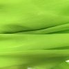 Verde-acid -- Voal creponat (Muselina) din matase naturala -2924