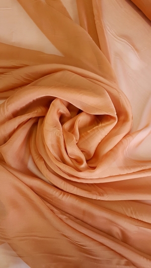 Nude bronz Voal chiffon