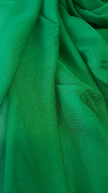 Verde-iarba -- Voal chiffon-6279