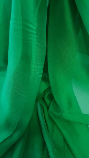 Verde-iarba -- Voal chiffon-6277