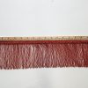 Bordura franjuri din margele- rosu rubin-21653