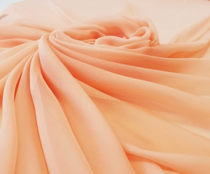 Peach Voal chiffon