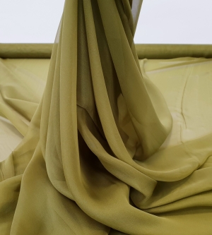 Voal chiffon Verde olive