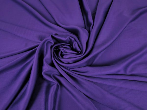 Tesatura violet intens din matase naturala si bumbac