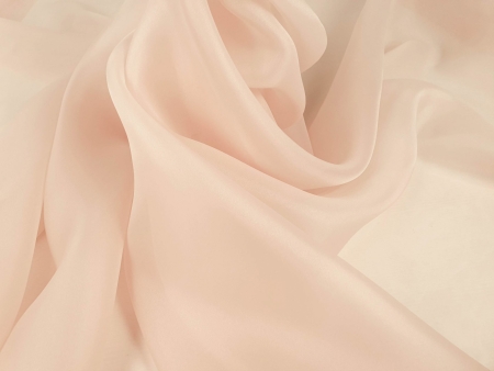Organza nude roze