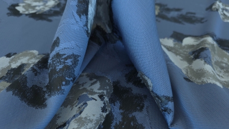 brocard albastru cu model floral reliefat evelin textile (5)