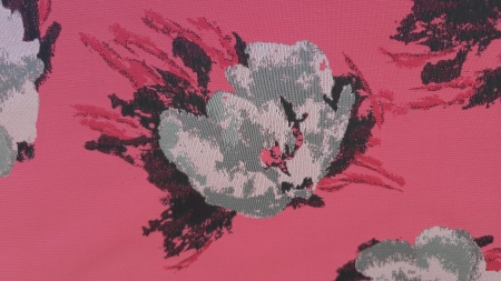 brocard pink black cu flori evelin textile (1)