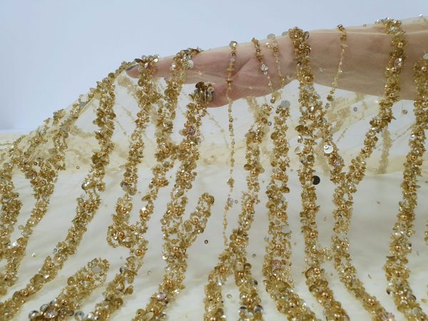 Broderie couture gold lucrata 100% manual
