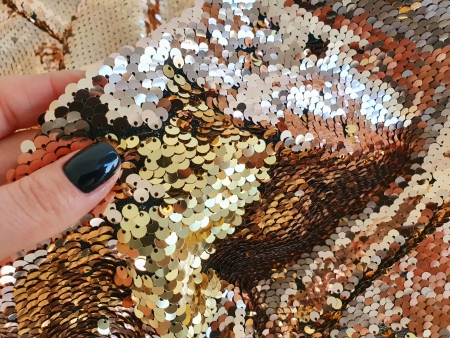 Paiete reversibile aramiu & auriu