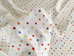 Jacquard cu matase naturala Happy Dots VAL334