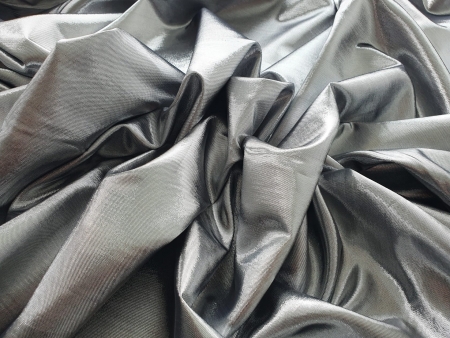 RALPH569 Silver Metallic Silk