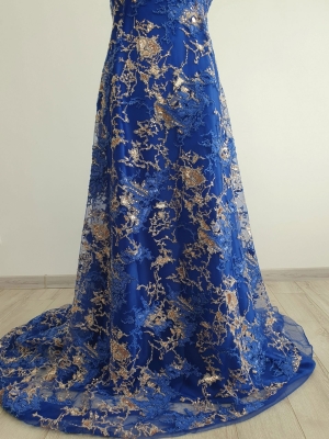 Broderie Royal Blue & Gold