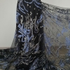 Broderie couture royal blue&silver design Elie Saab