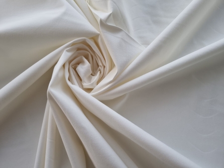 Denim alb elastic din bumbac