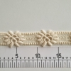 Aplicatie brodata ivoire din lana fabricata in Italia