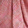 Stofa roz tip chanel cu micropaiete aurii