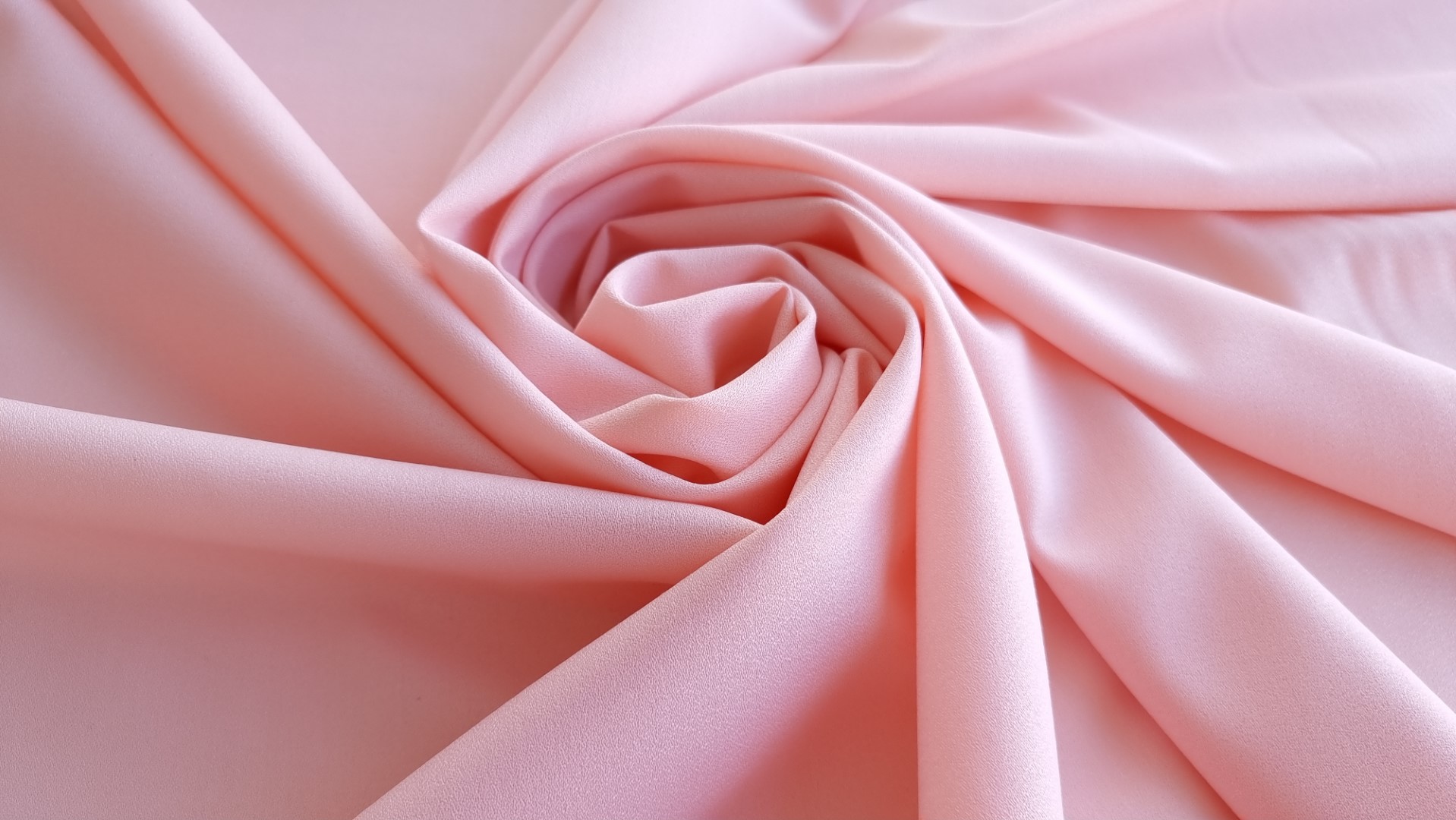 Crep blush pink din lana Tollegno - imagine 3