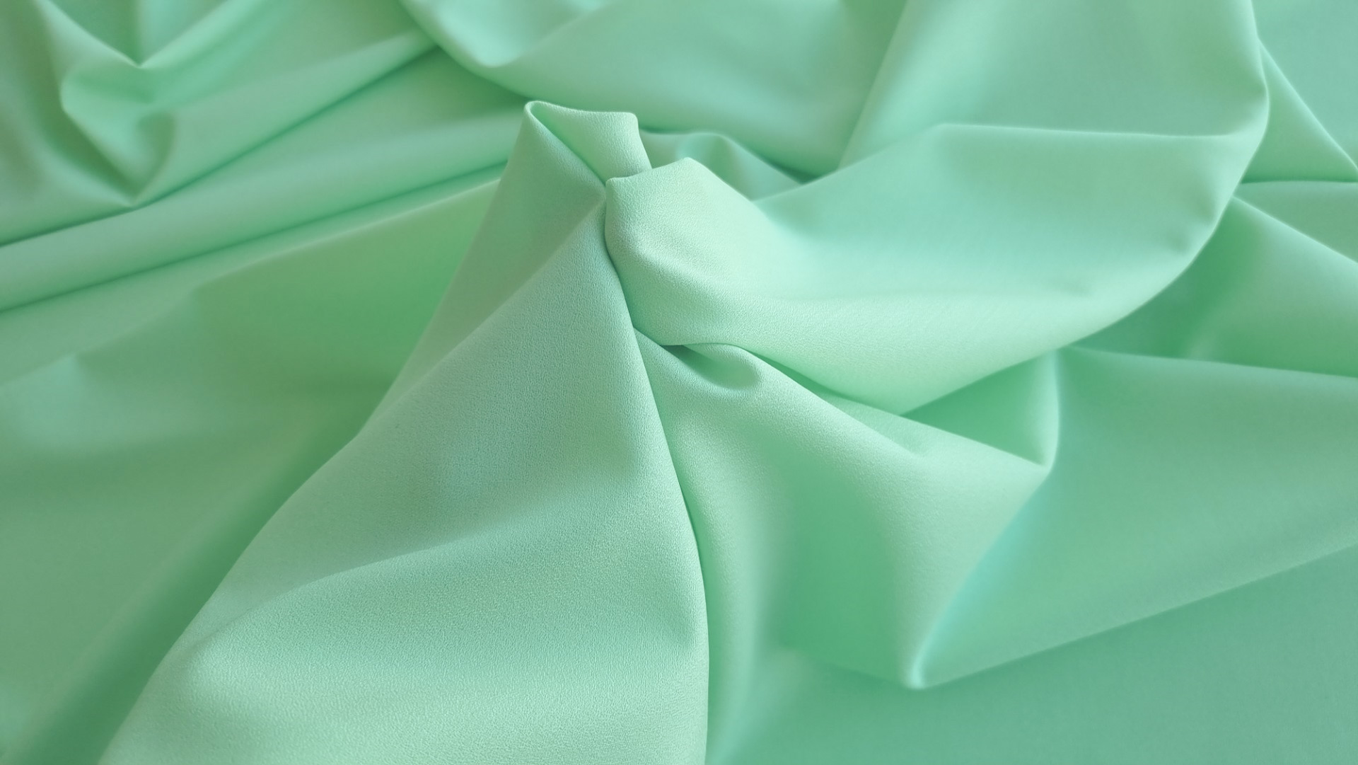 Crep light green din lana Tollegno - imagine 4