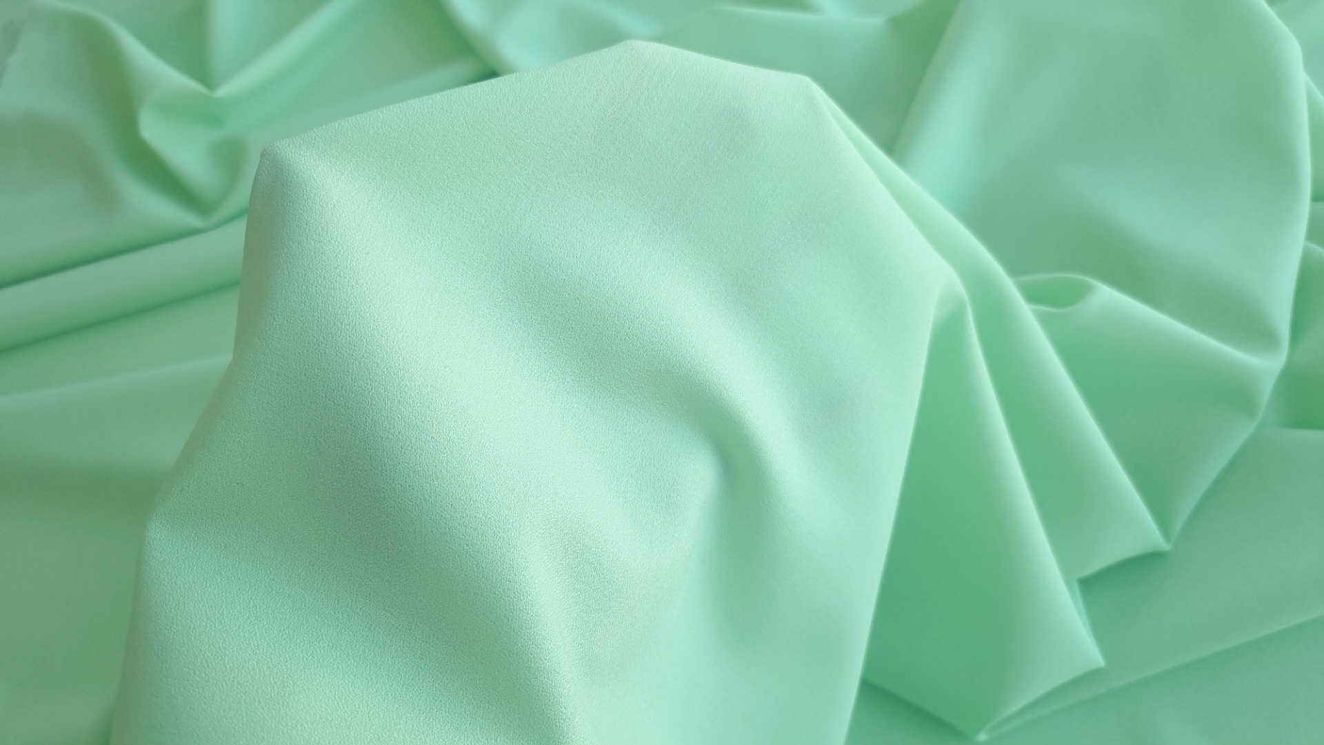 Crep light green din lana Tollegno - imagine 3