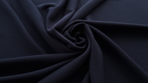 Triplu voal din lana dark navy