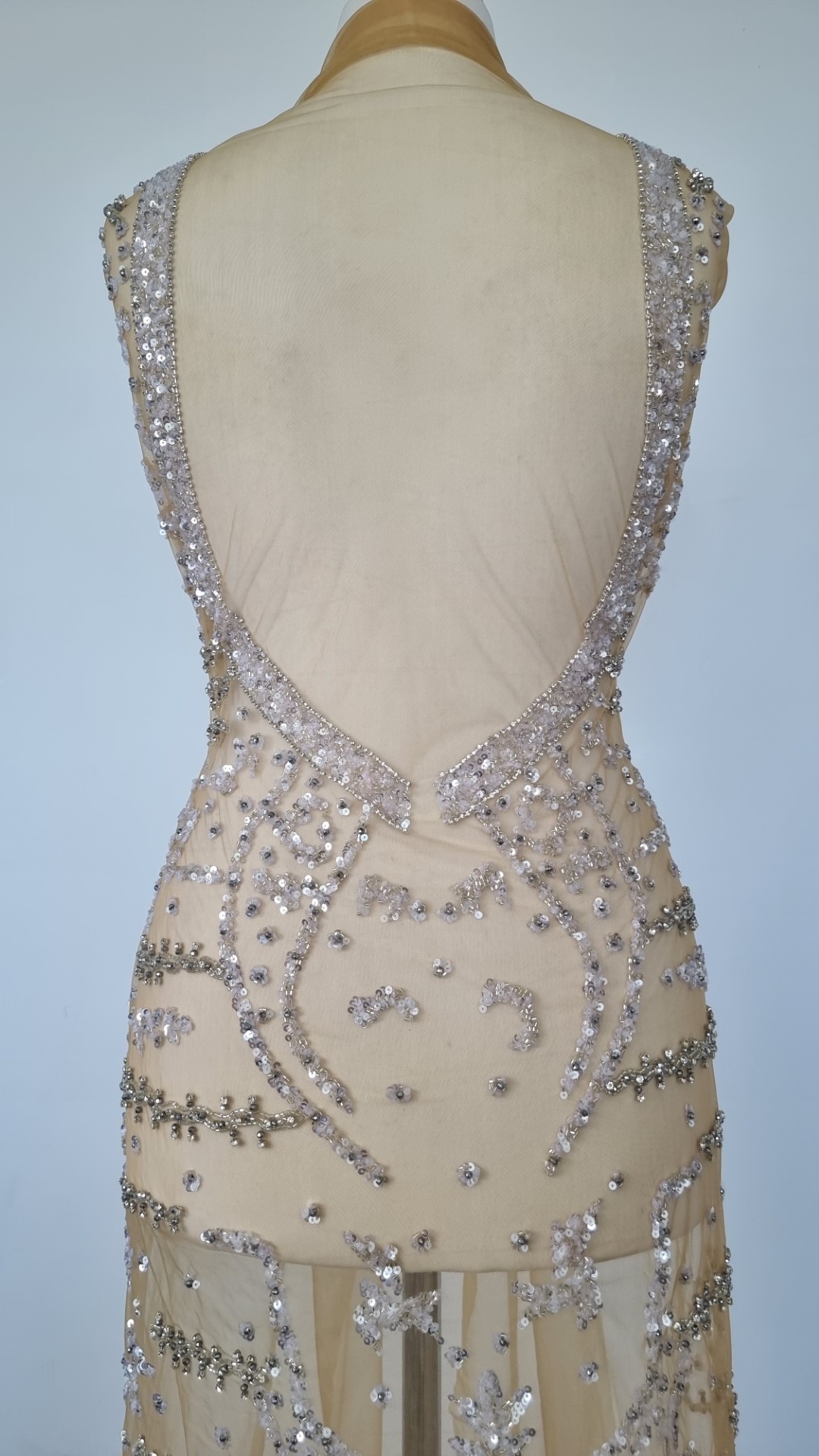 Rochie lunga accesorizata manual - panouri - imagine 7