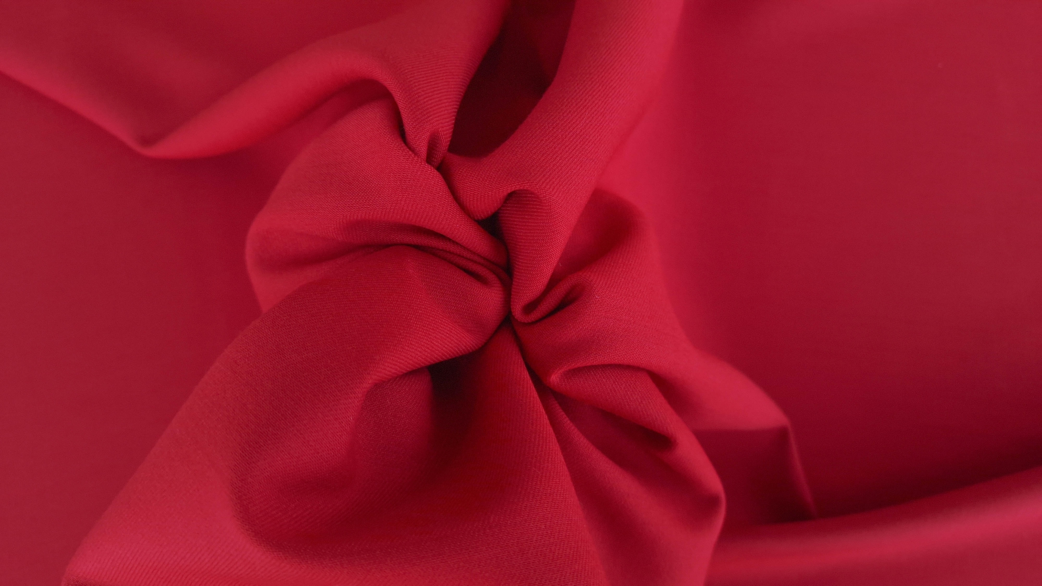 Stofita rosie din lana si elastan - imagine 2