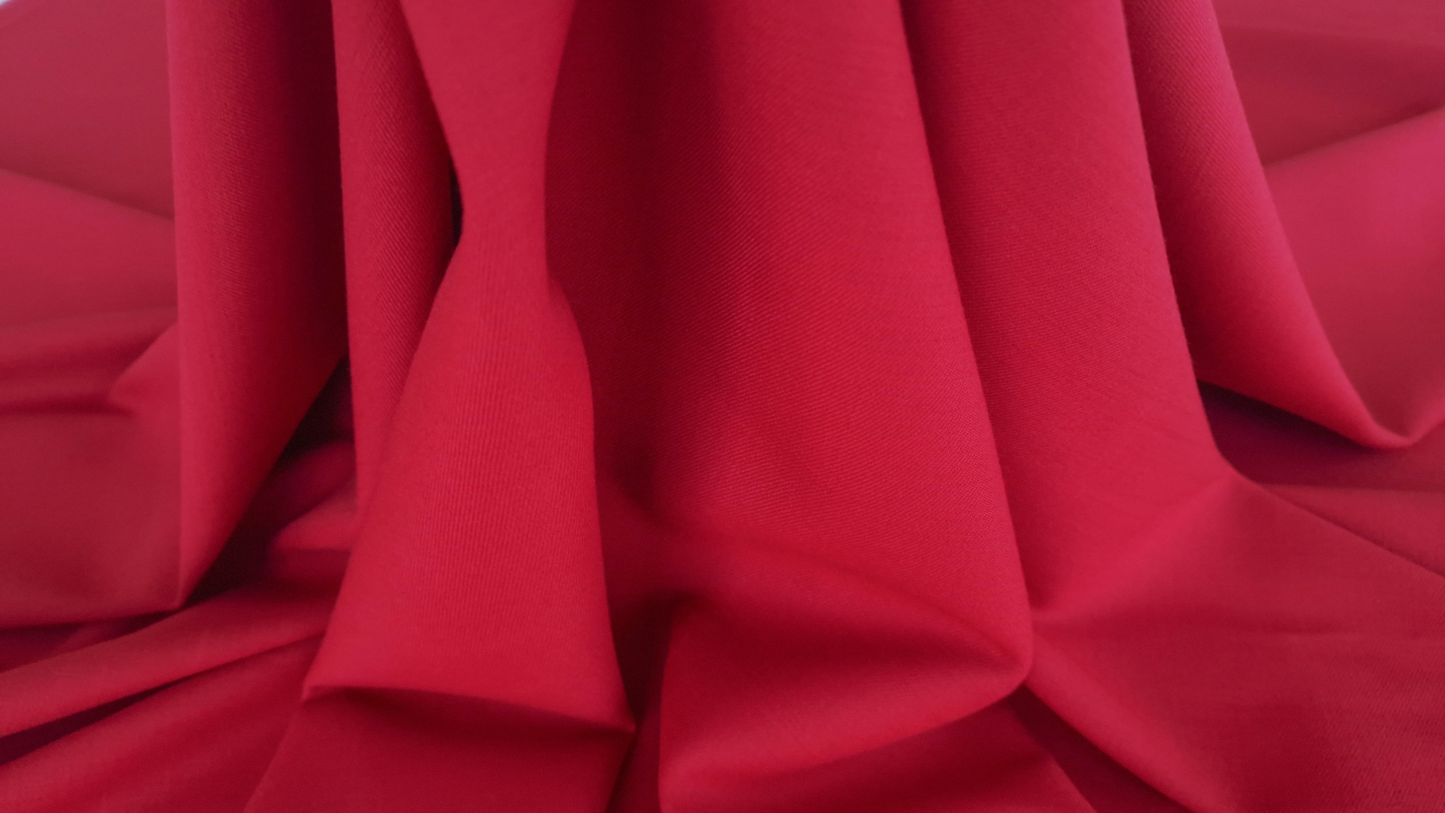 Stofita rosie din lana si elastan - imagine 6