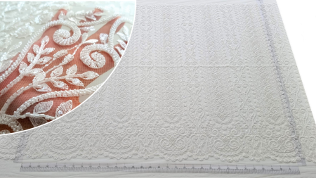 Broderie ivory accesorizata Amelie