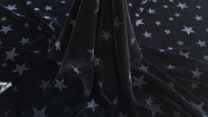 Catifea neagra Under Silvered Stars SIM1025