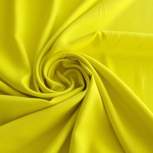 Stofa elastica din bumbac Canary Yellow