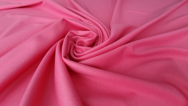 Stofa din lana si casmir Flamingo Pink VAL946
