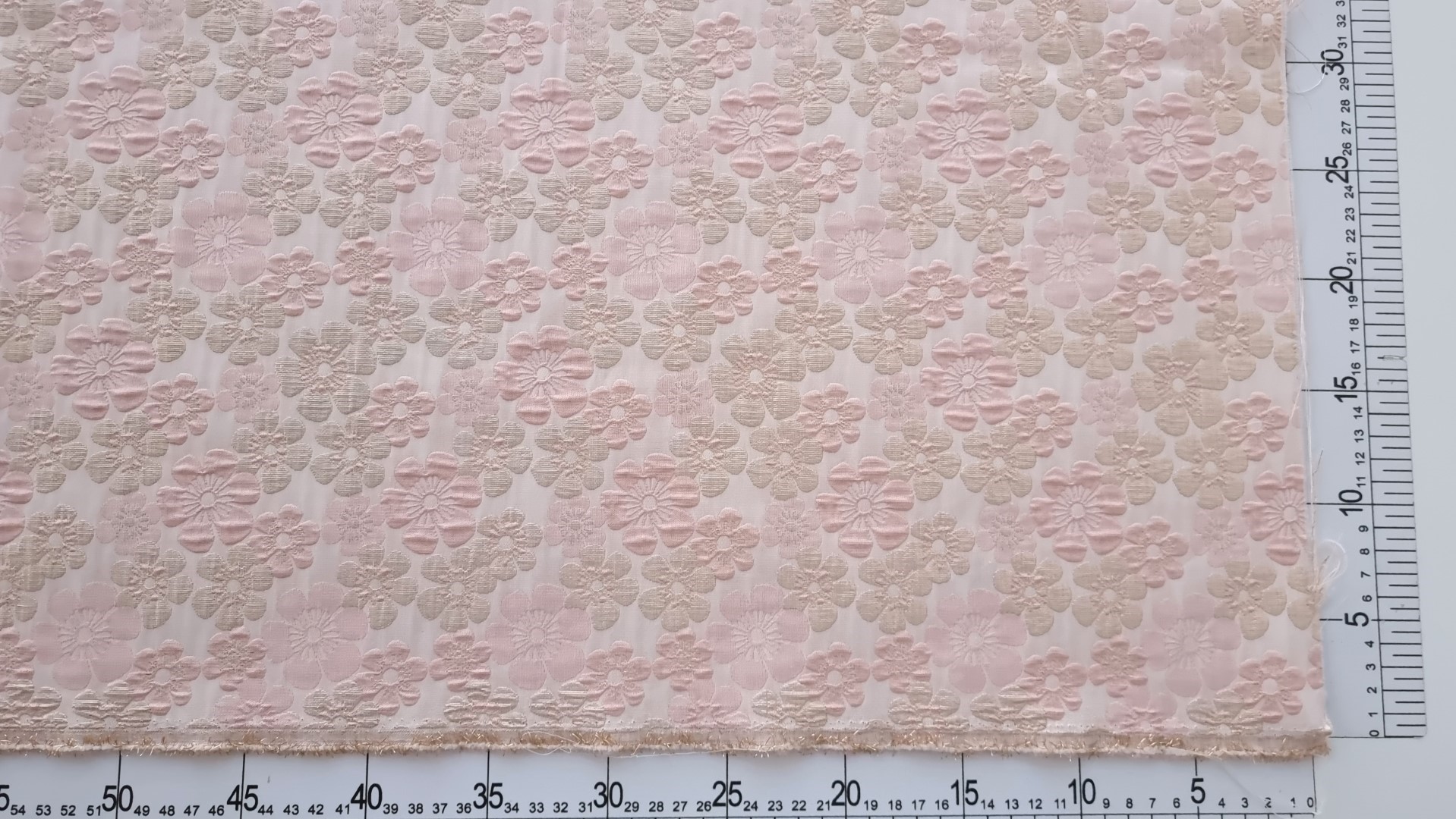 Brocard cu fir metalizat rose gold - imagine 3