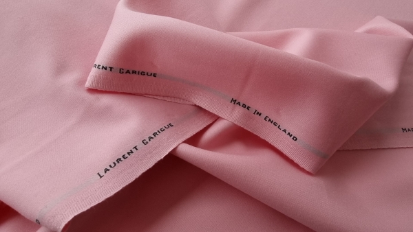 Stofa englezeasca din lana soft pink Laurent Garigue