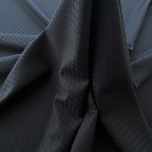Stofita neagra din lana cu model discret