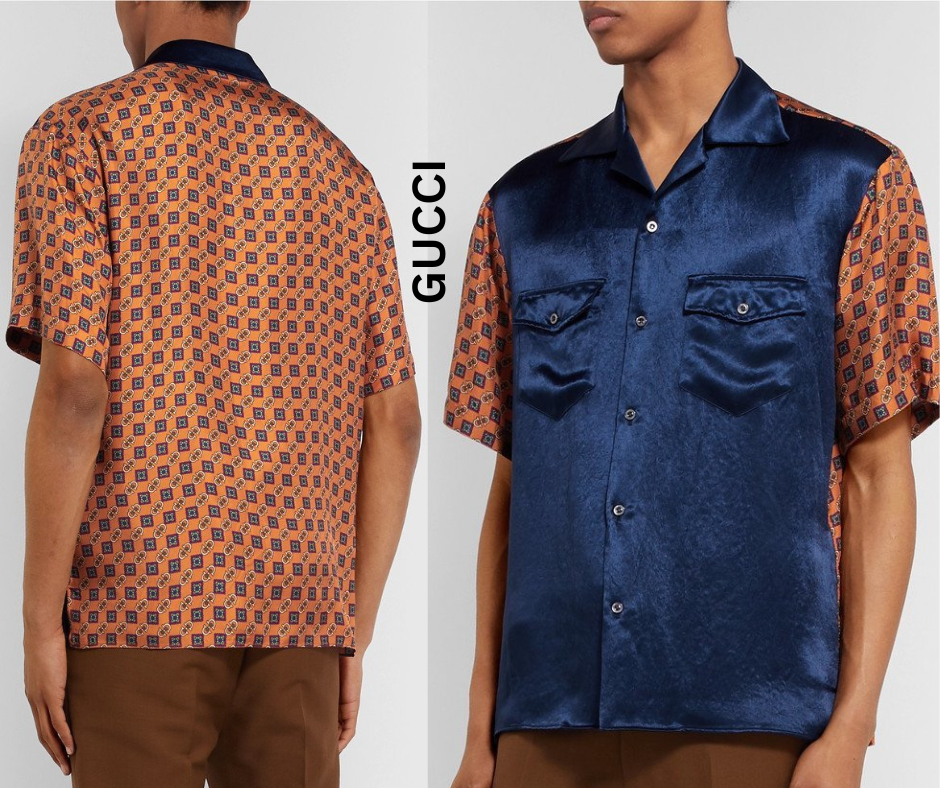 Printed satin silk twill GUC11136 - imagine 6