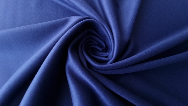 Stofa bleumarin din lana si casmir pentru palton