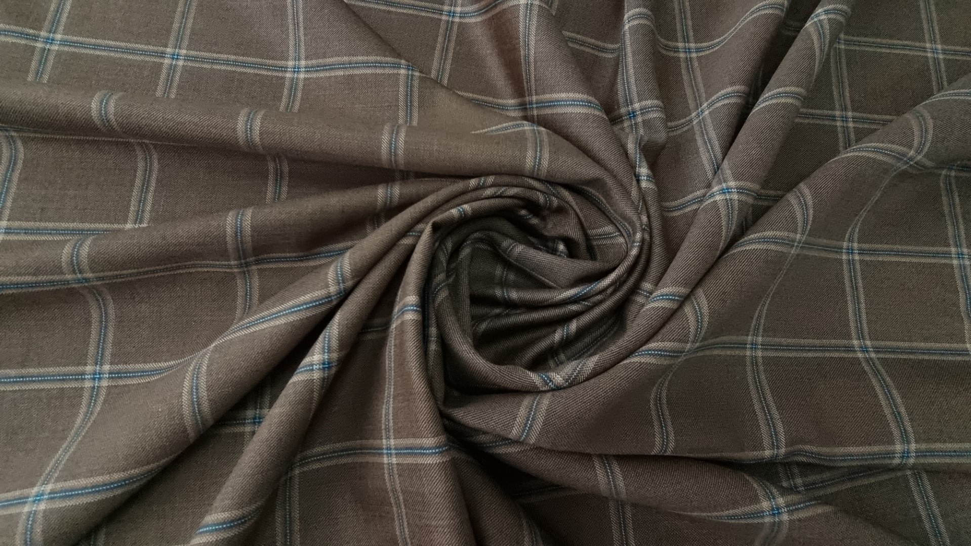 Stofa englezeasca lana Super 160's cu matase si casmir - Holland Sherry - imagine 5