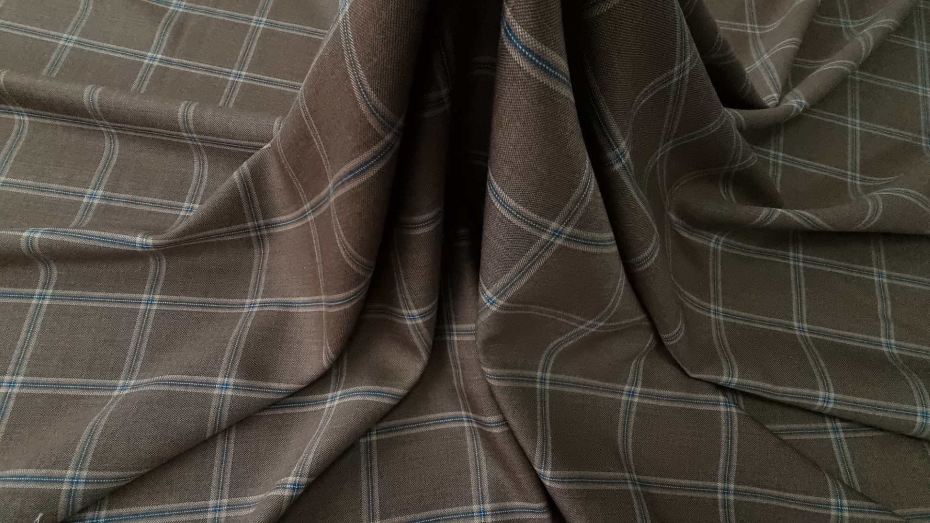 Stofa englezeasca lana Super 160's cu matase si casmir - Holland Sherry - imagine 8