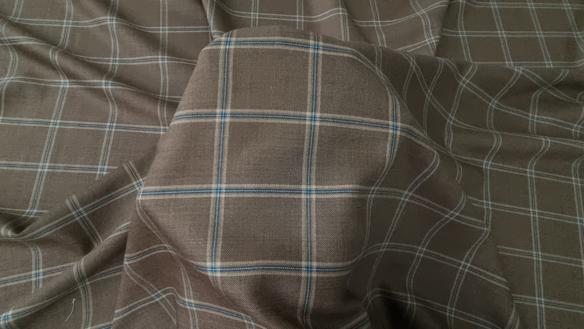 Stofa englezeasca lana Super 160's cu matase si casmir - Holland Sherry - imagine 3