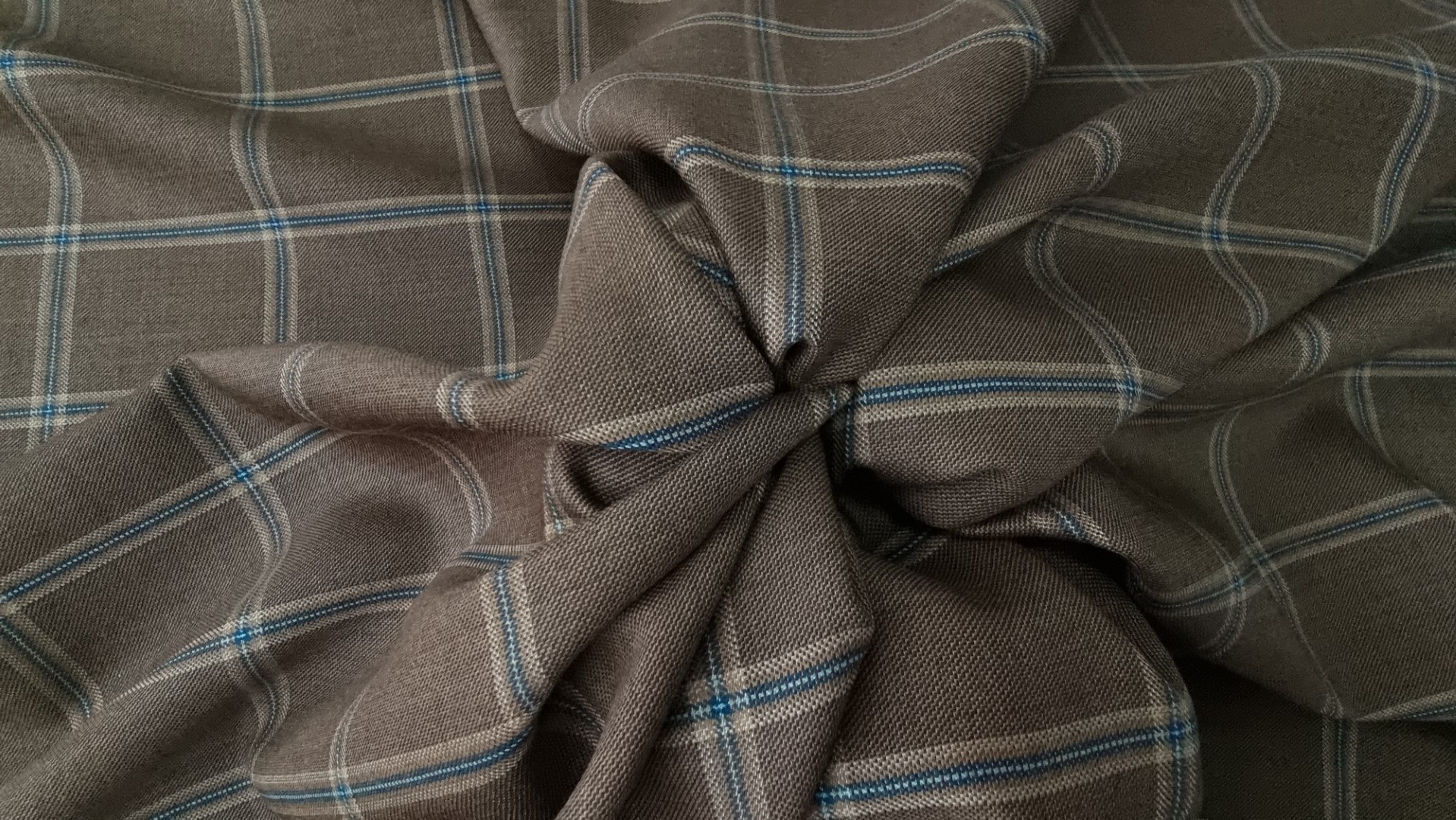 Stofa englezeasca lana Super 160's cu matase si casmir - Holland Sherry - imagine 6