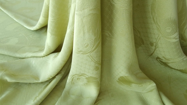 Monogram soft silk jacquard Olive Green GUC11121
