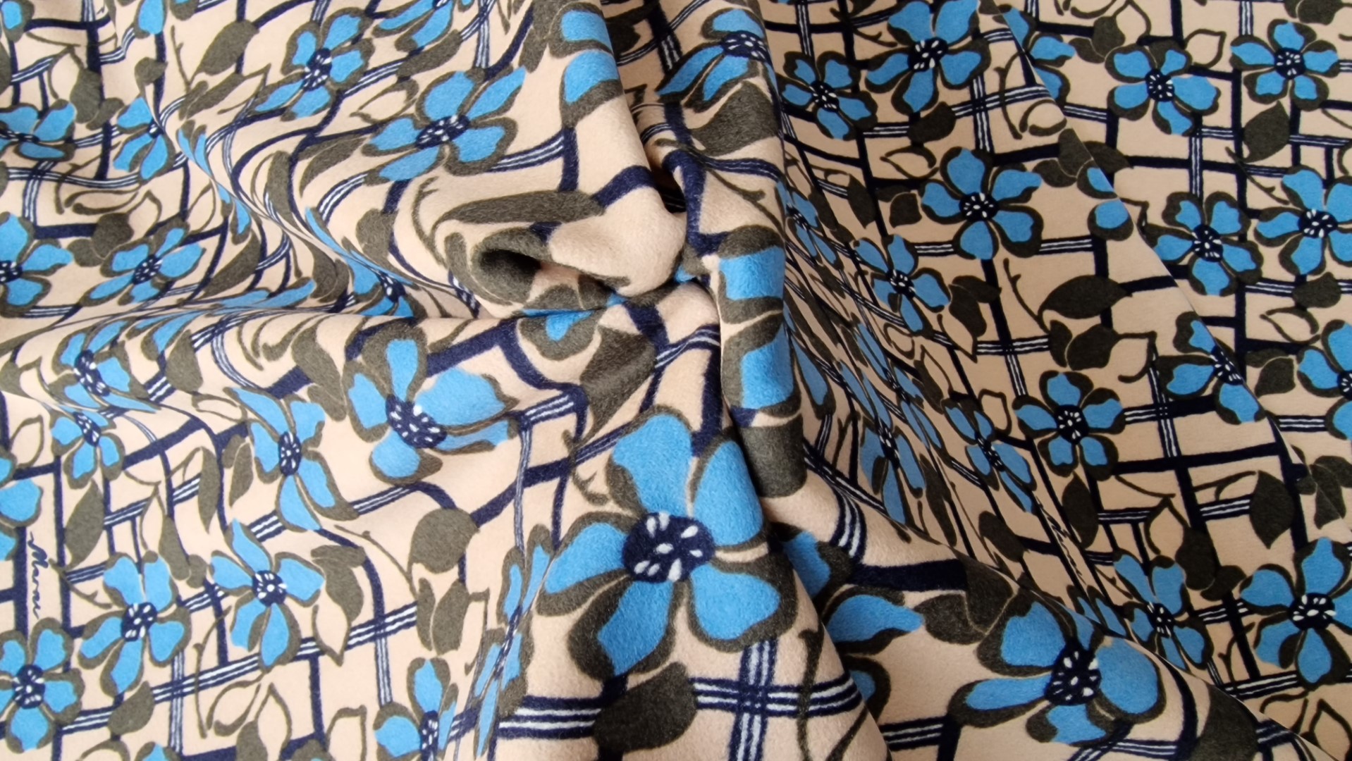 Stofa din lana virgina si casmir MRN1132