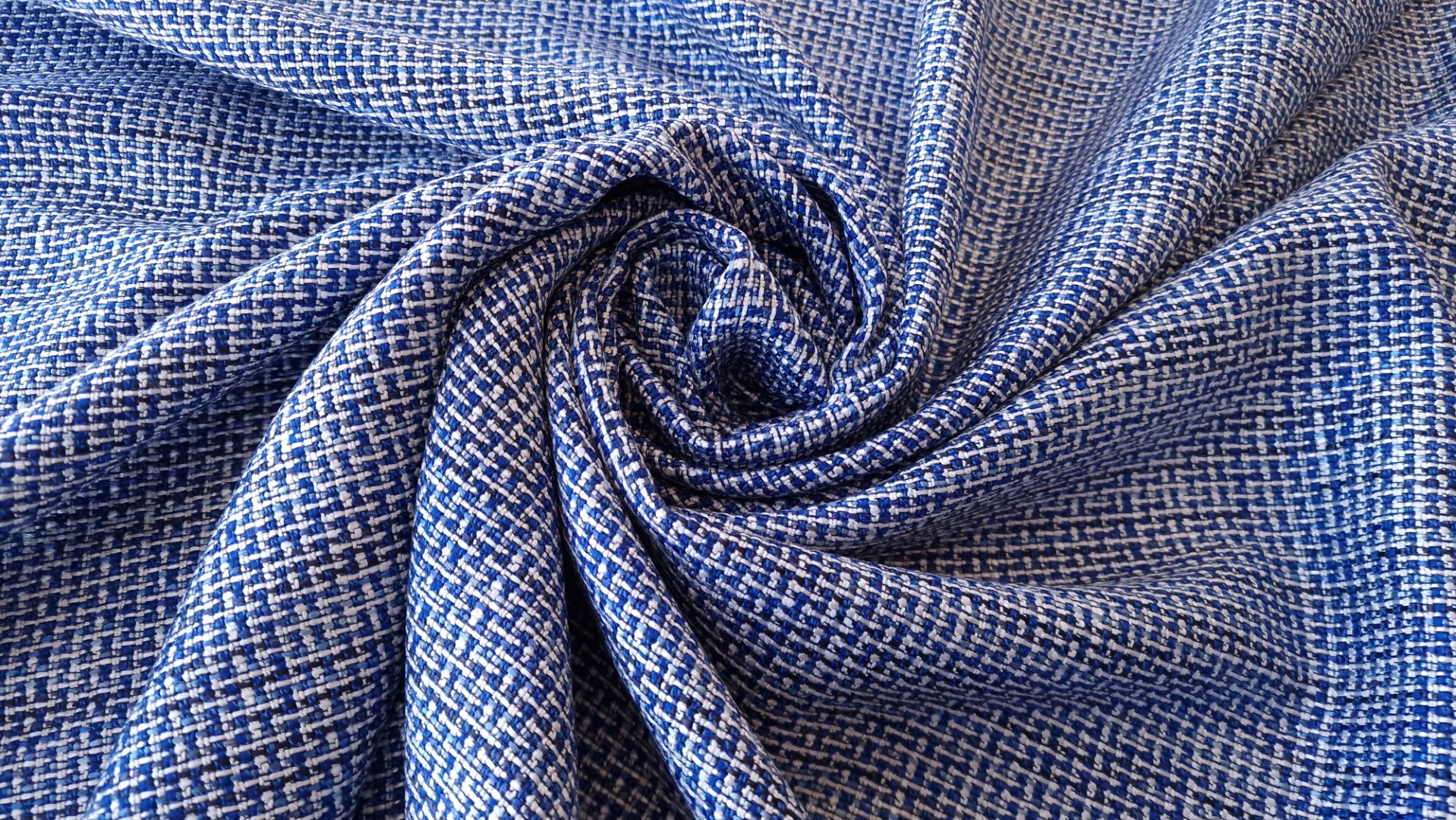 Stofa impletita Moessmer din vascoza si bumbac - imagine 3