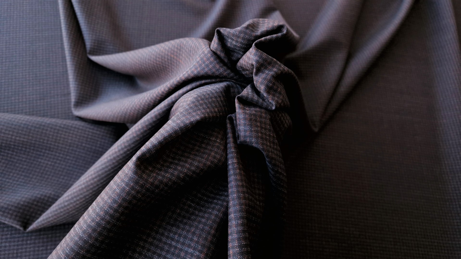 Stofa subtire elastica din lana si matase naturala - imagine 4