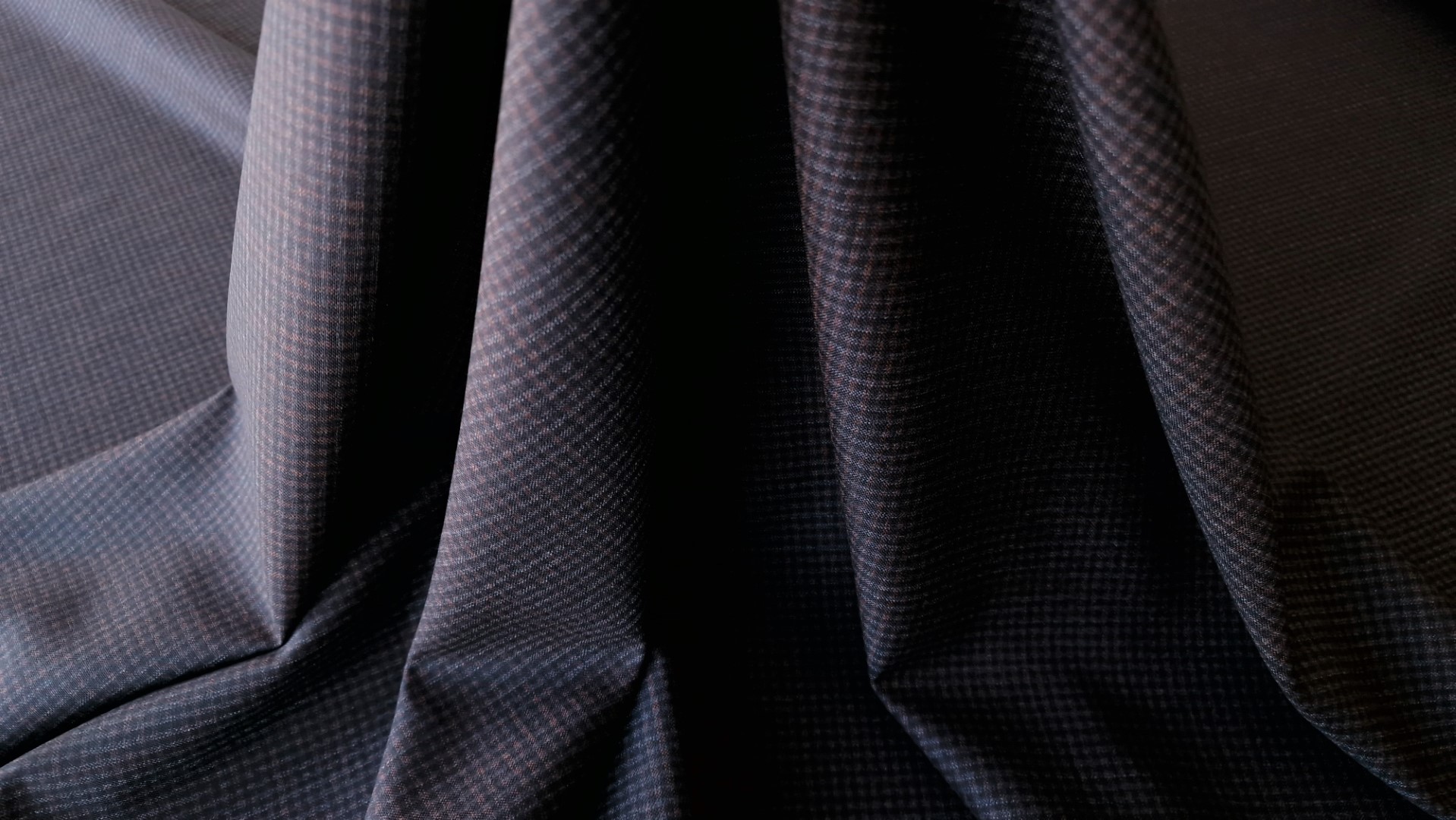 Stofa subtire elastica din lana si matase naturala - imagine 3