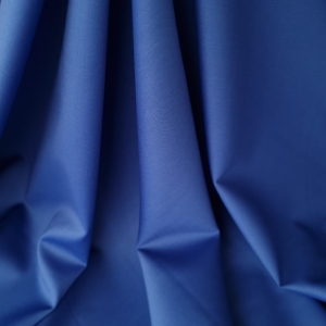 Stofa elastica din matase naturala si lana Cobalt Blue