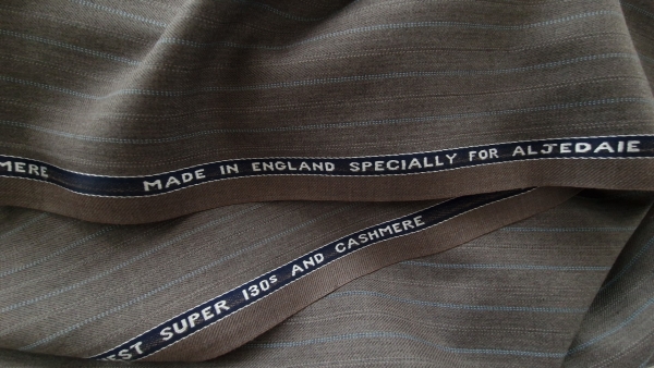 Stofita fina englezeasca din lana Super 130's si casmir