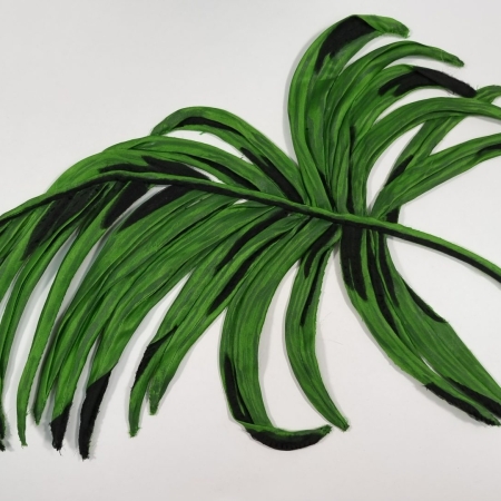 Aplicatie decorativa realizata manual Palm Leaf DG110