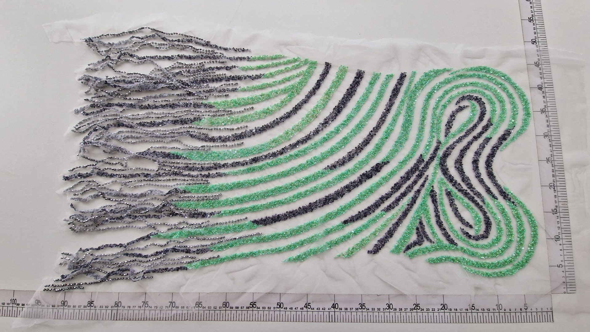 Rochie scurta realizata manual din panouri Everleigh - imagine 8