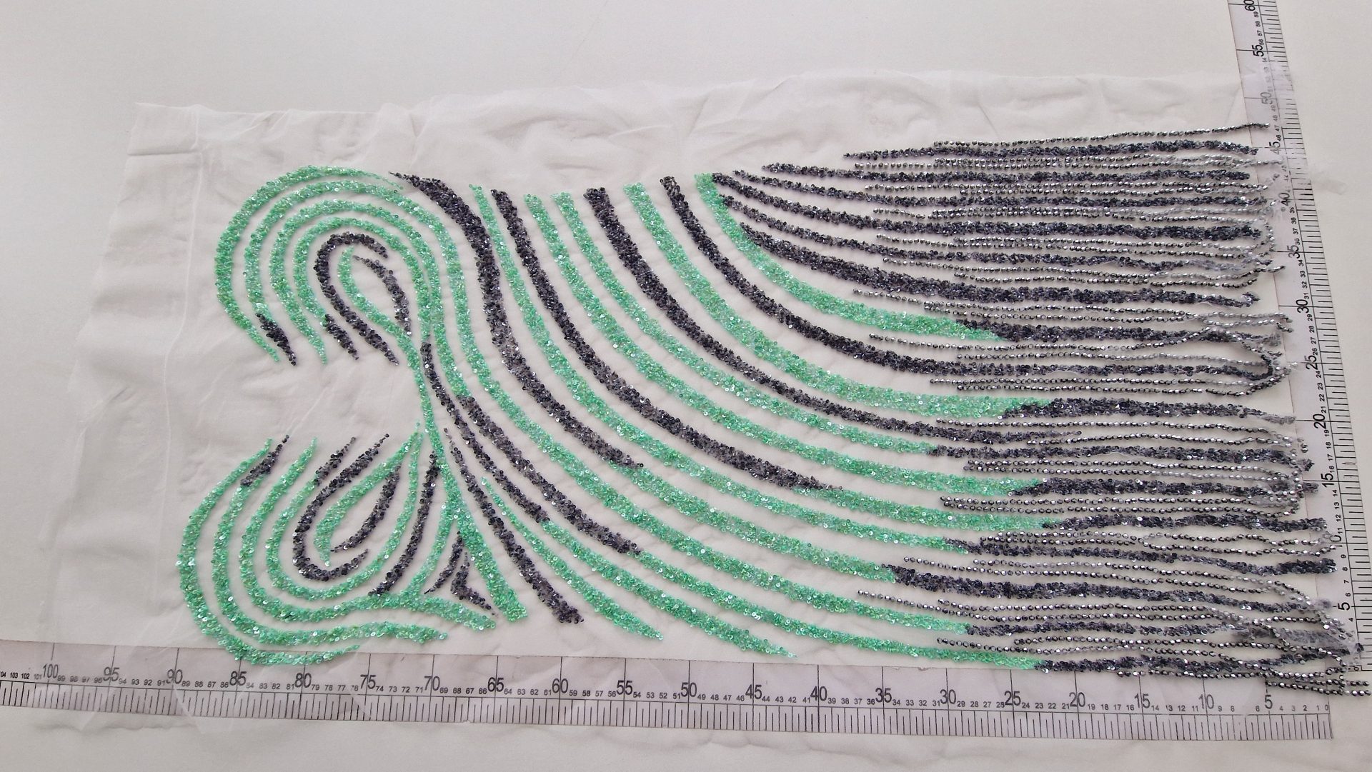 Rochie scurta realizata manual din panouri Everleigh - imagine 9